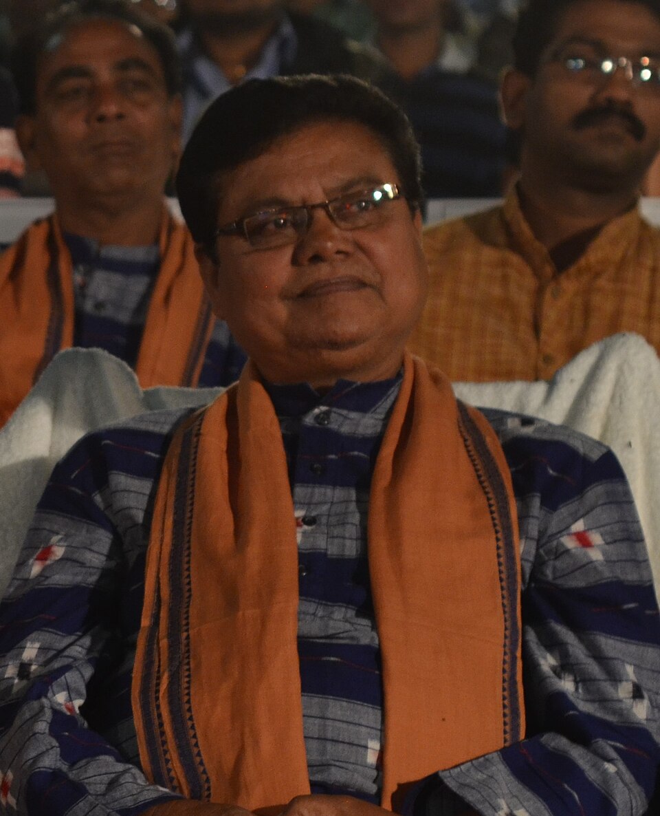 Odia film actor Archita Sahu, Anu Choudhury and film director Sabyasachi Mohapatra during State Film Awards 2014 at Utkal Mandap, Bhubaneswar, Odisha